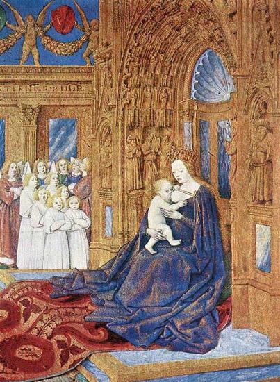 The Madonna before the Cathedral, Jean Fouquet